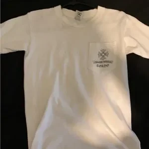 【新品】Chrome Hearts ホワイト 東京限定　Tシャツ Chrome Hearts Tokyo Exclusive Scroll Label Logo Short Sleeve